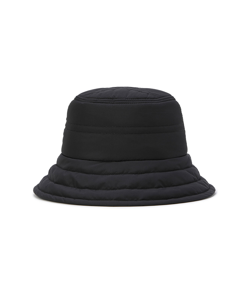 Women's Padded Stitch Hat - Black