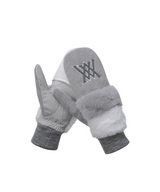 Women's Mitten Gloves - Gray