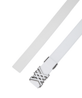 Men's Auto Embo Belt - White