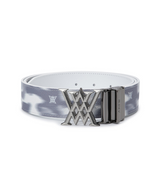 Men's Mosaic Reversible Belt - Off White