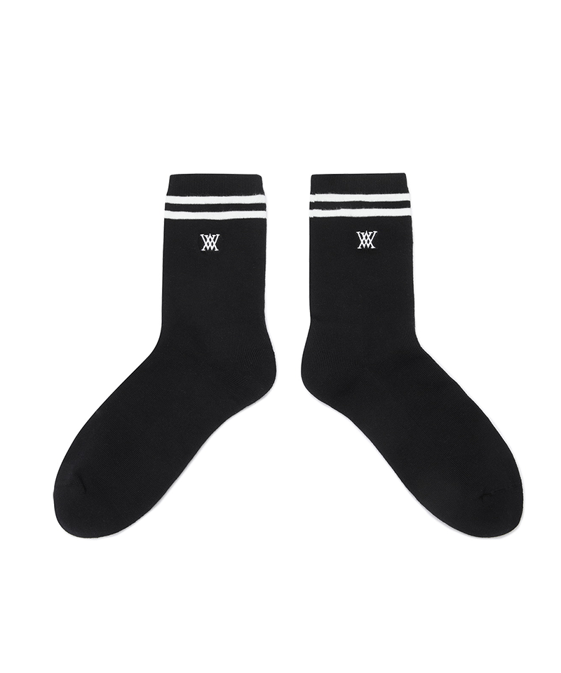 Men's Middle Socks - Black