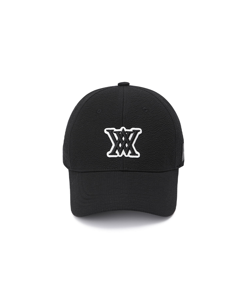 Uni Seersucker Cap - Black