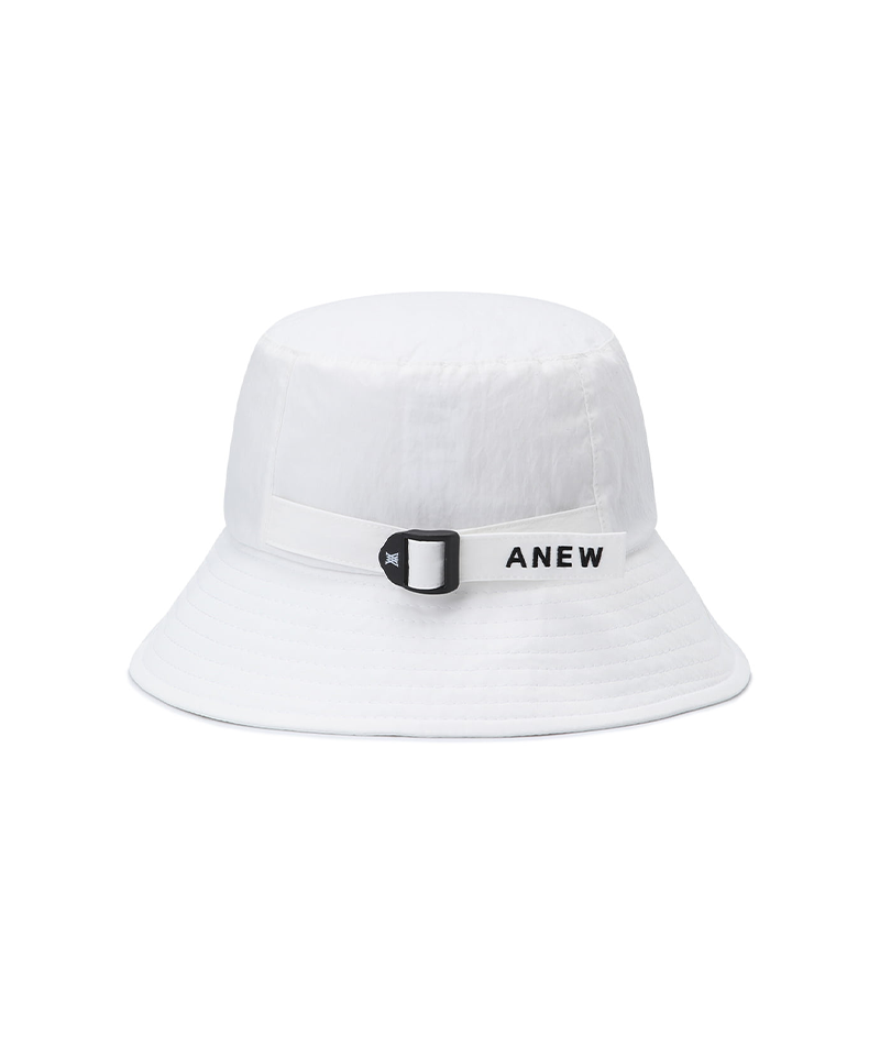Uni Multi Pocket Bucket Hat - White