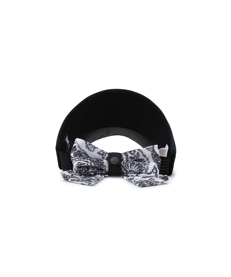 Women's Paisley Block Visor - Black