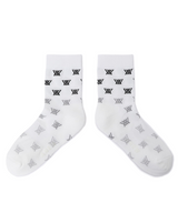 Women's Gradation Socks - White