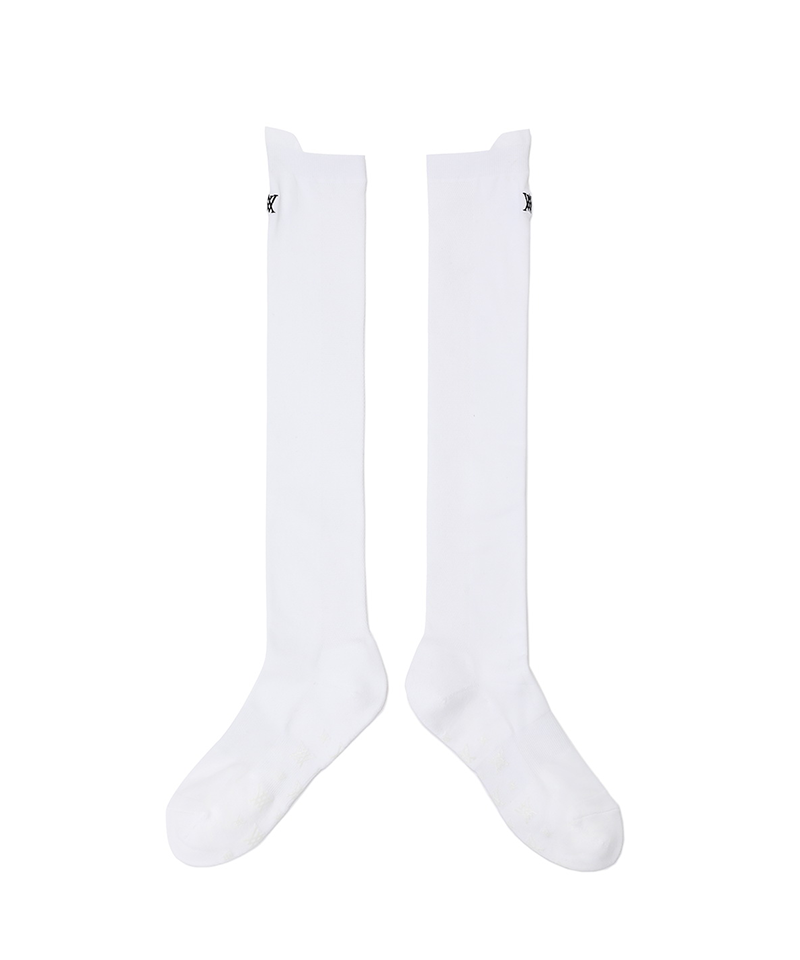 Women's Aqua Cool Knee Socks - White