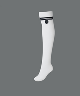 Slim Golf 50cm Over The Knee Socks - White
