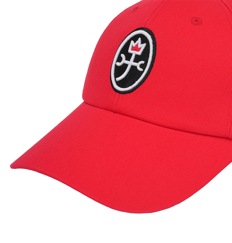 Castelbajac Men's Egg Blazon Point Ball Cap - Red