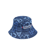 Castelbajac Women's Denim Logo Point Bucket Hat - Navy