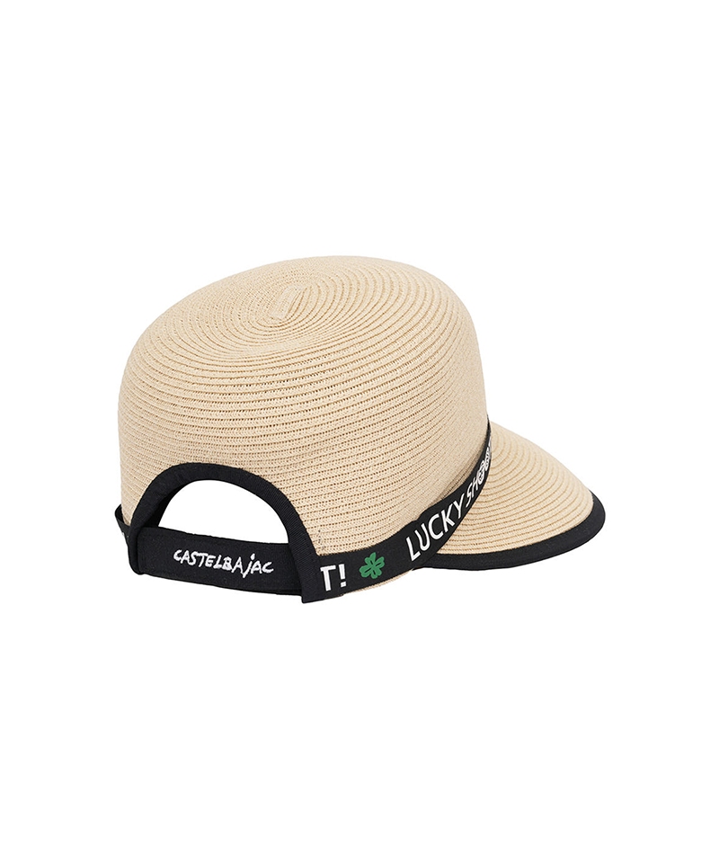 Castelbajac Women's Ribbon Tape Sun Cap - Beige