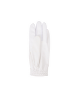 Castelbajac Men's Synthetic Leather Slogan Gloves - White