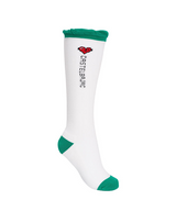 Castelbajac Women's Heart Point Knee Socks - Green