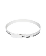 Castelbajac Men's Print Buckle Belt - White