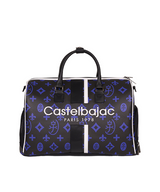 Castelbajac Men's Monogram Pattern Boston Bag - Black