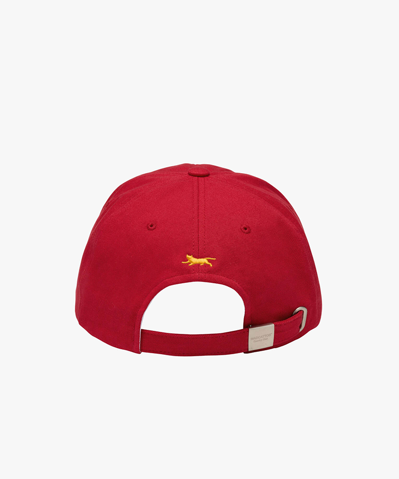 MCC Bio Washed Logo Ball Cap - Red