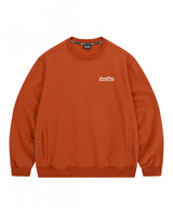 Jamie West Boucle Applique Brushed Sweatshirts - Orange