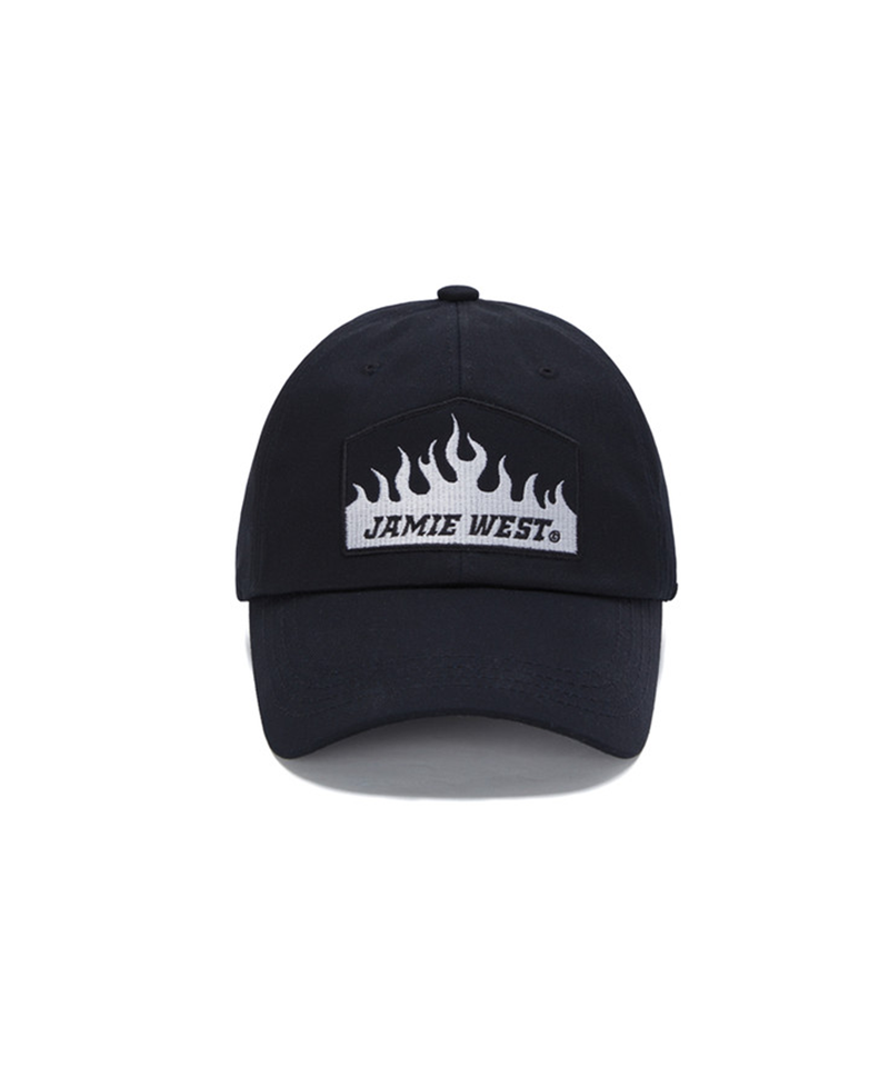 Jamie West Flame Ballcap - Black