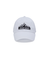 Jamie West Flame Ballcap - White