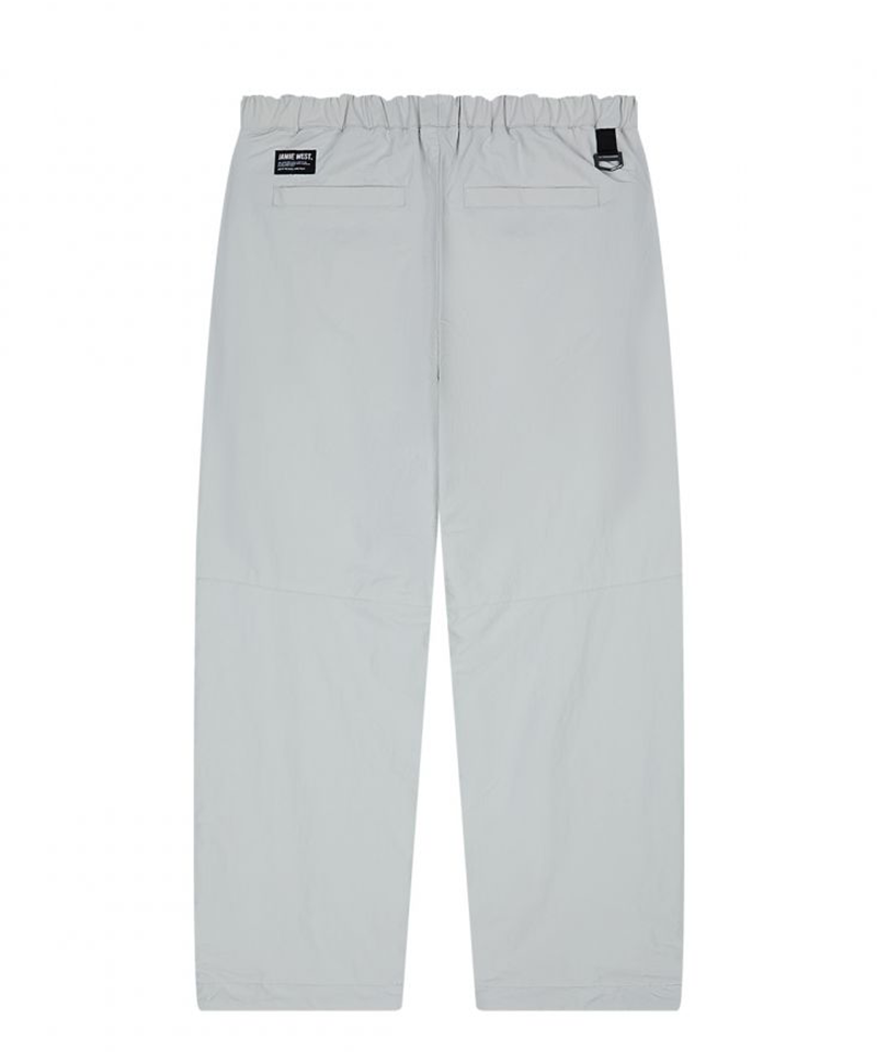 Jamie West Fleece Nylon Reversible Pants - Gray