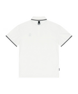 Jamie West Nick Stripe Collar Point Essential P-Shirts - White