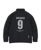 Jamie West No.9 High-Neck Packable Windbreaker - Black