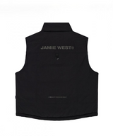 Jamie West Primaloft Hidden Hoodie Heavy Vest - Black
