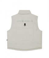 Jamie West Primaloft Hidden Hoodie Heavy Vest - Gray