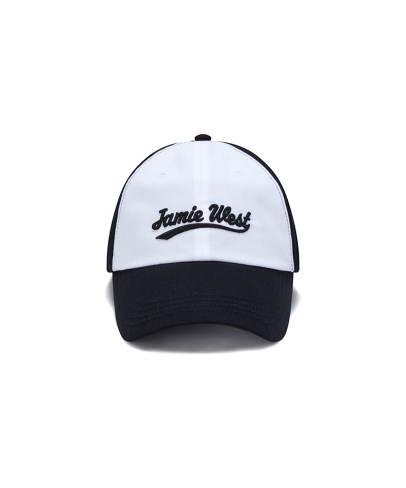 Jamie West Retro Lettering 2Tone Ballcap - White