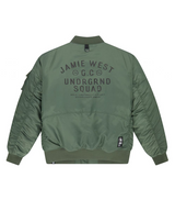 Jamie West Squad MA-1 Heavy Jumper - Green