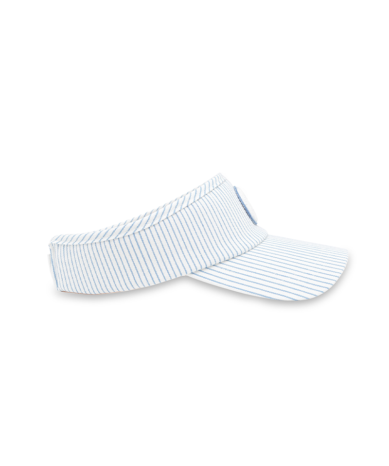 PIV'VEE Stripe Sun Visor - Cornflower Blue