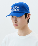 Jamie West Slogan Embroidery Washed Ballcap - Navy