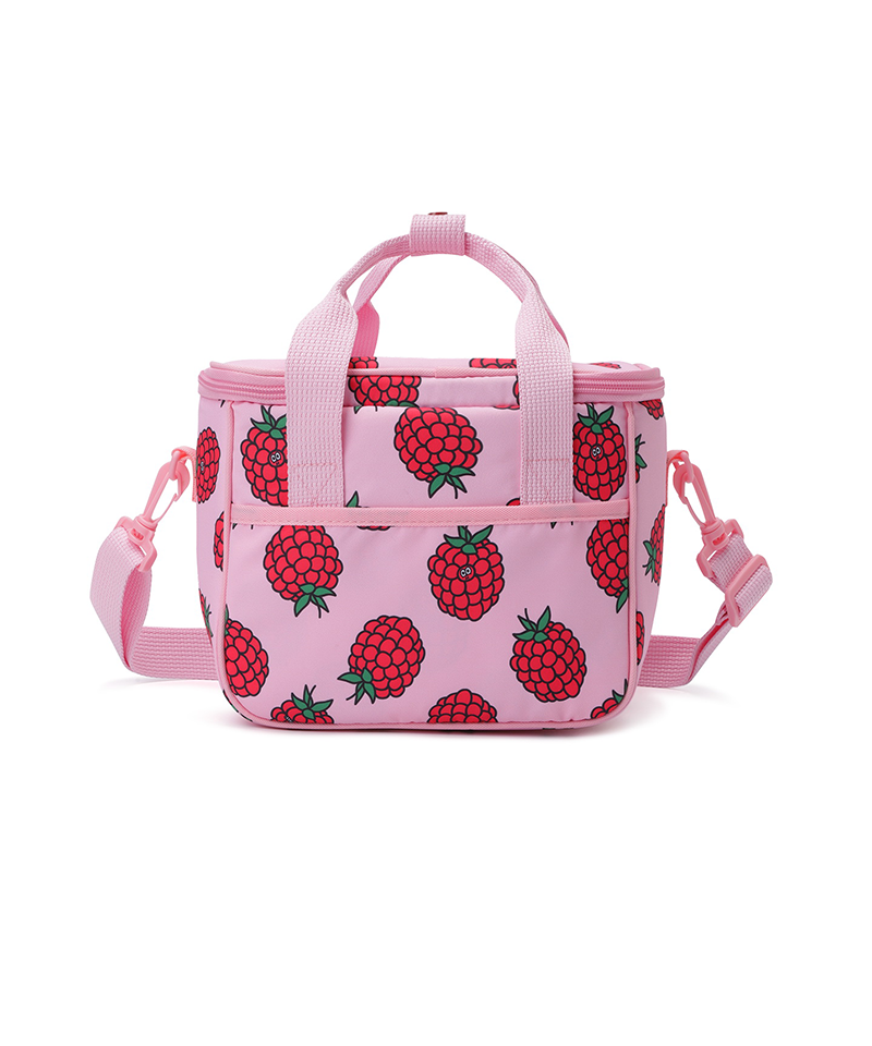 Lunch Cooler Bag Shoulder Strap Raspberry - Pink