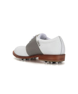 Giclee Men's Tour Player Premium Leather Golf Shoes - Gray