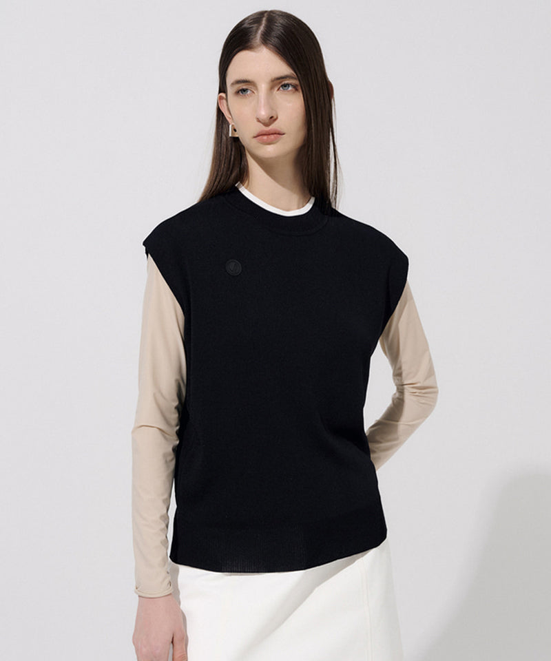 Anell Golf Coolness Mesh Multi Top - Light Beige
