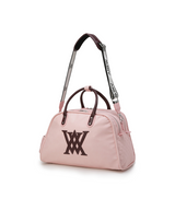 Uni Vintage Leather Boston Bag - Pink