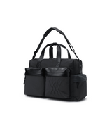 Uni Color Block Boston Bag - Black
