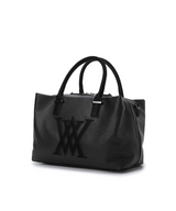 Uni Double Pocket Tote Bag - Black