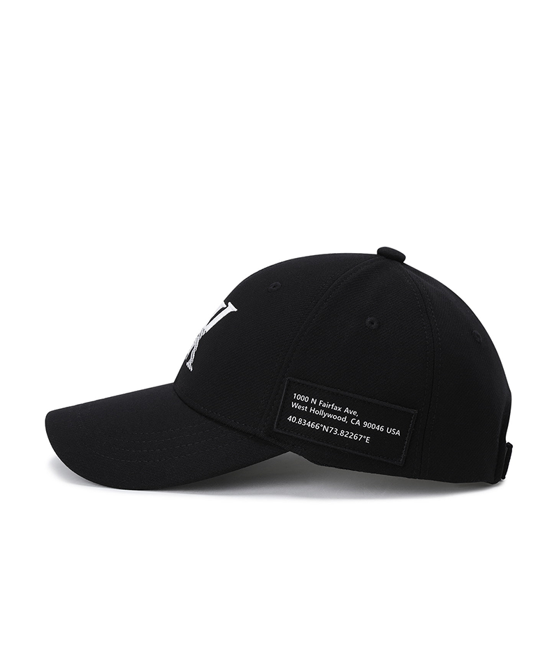Uni Essential Cotton Cap - Black