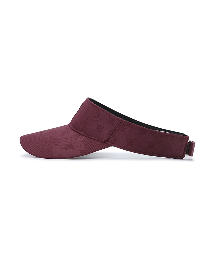 Uni Tee Holder Logo Visor - Burgundy