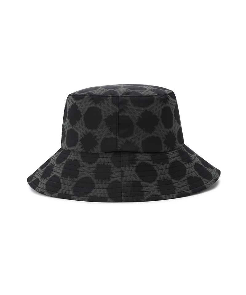 Uni Seasonal Pattern Bucket Hat - Black