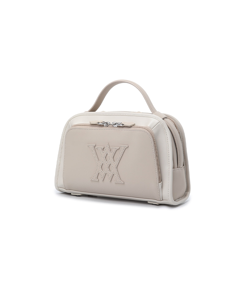 Uni Pocket Two Way Pouch - Light Beige