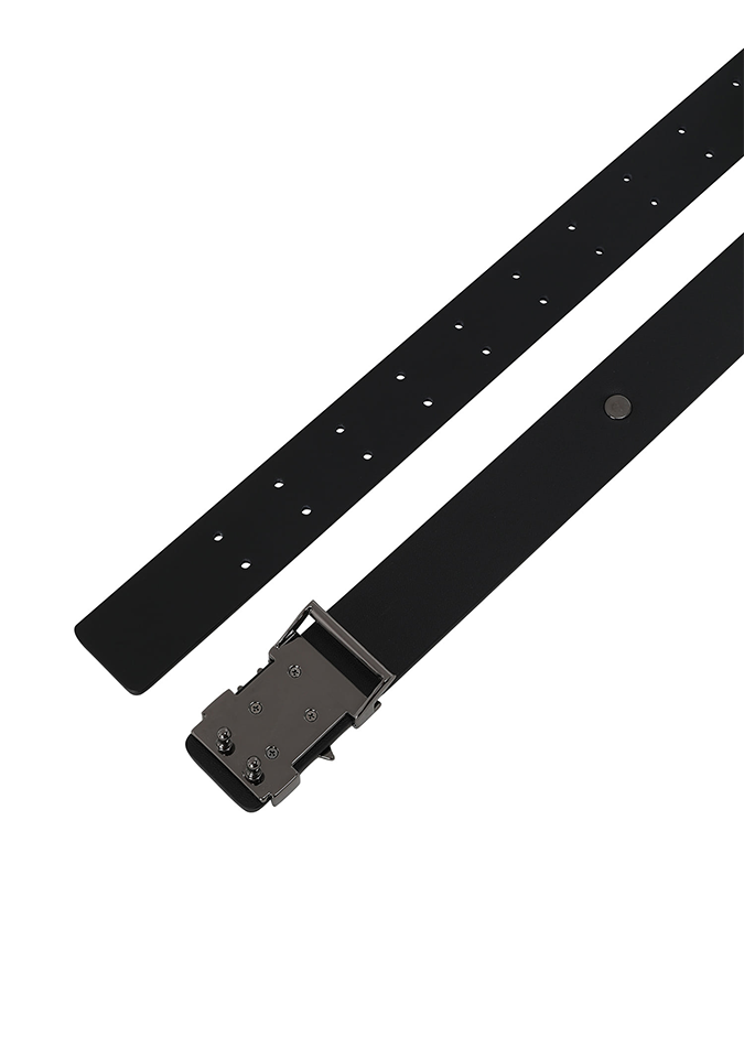 Women's Double Belt - Black