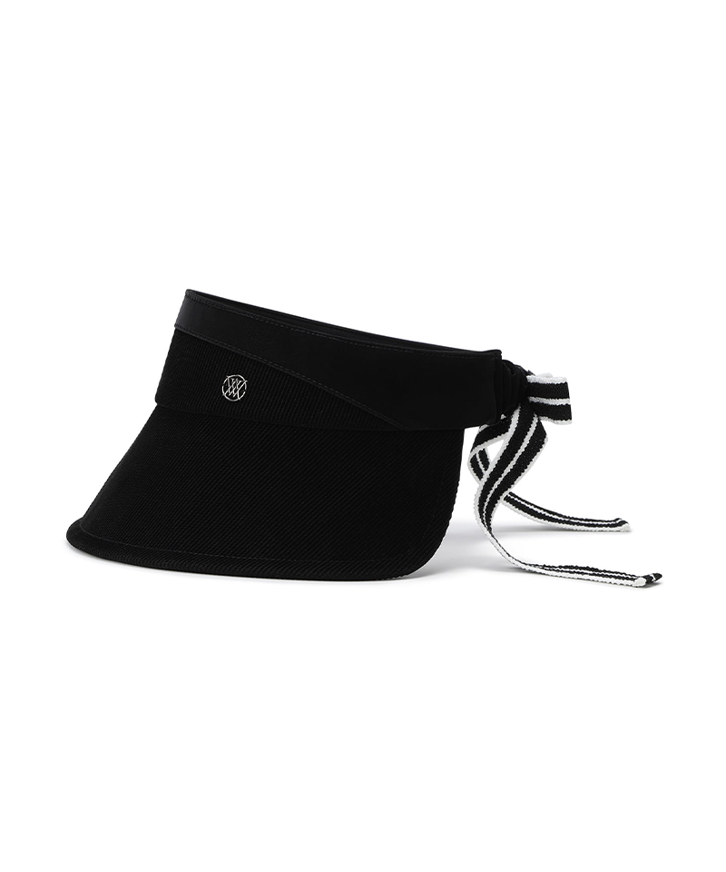 Women's Layered Wide Visor - Black