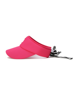 Women's Knit Ribbon Visor - Pink