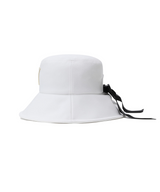 Women's Ribbon Bucket Hat - White