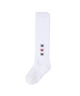 Women's Pocker Knee Socks - White