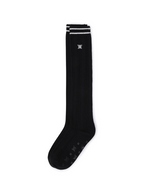 Women's Shiny Knee Socks - Black