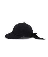 Women's Ribbon Ball Cap - Black