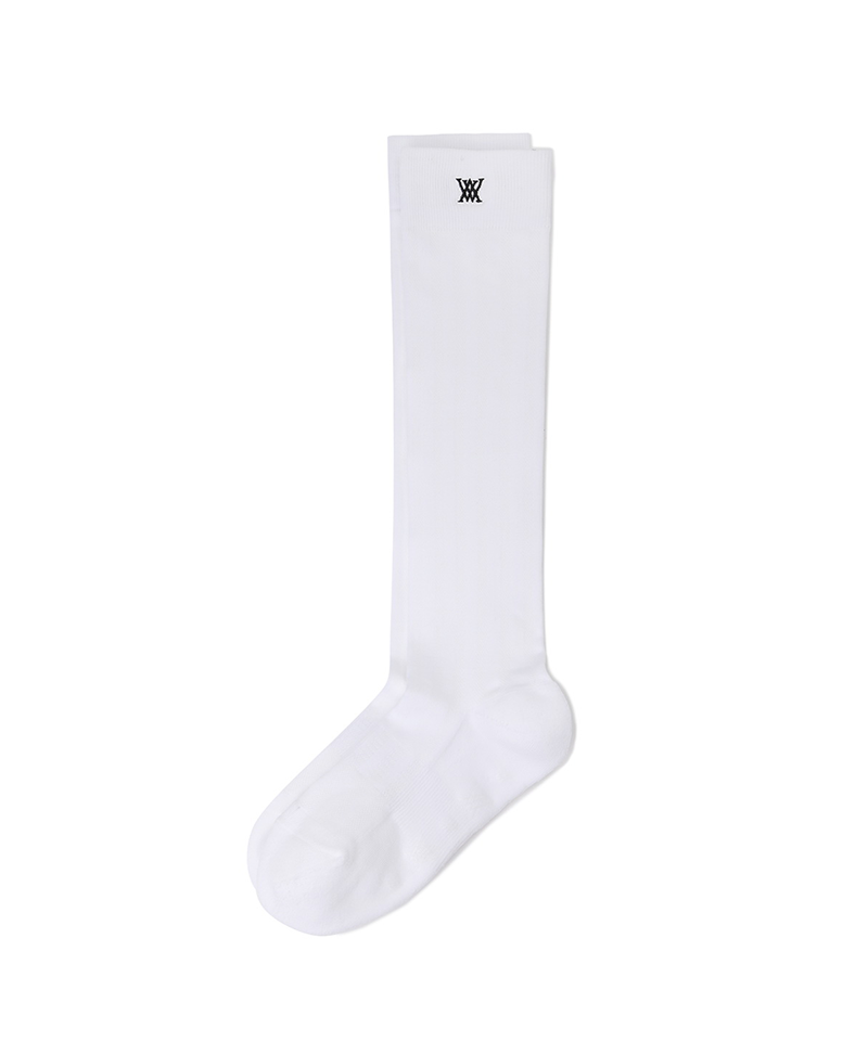 Women's Color Pop Knee Socks - White