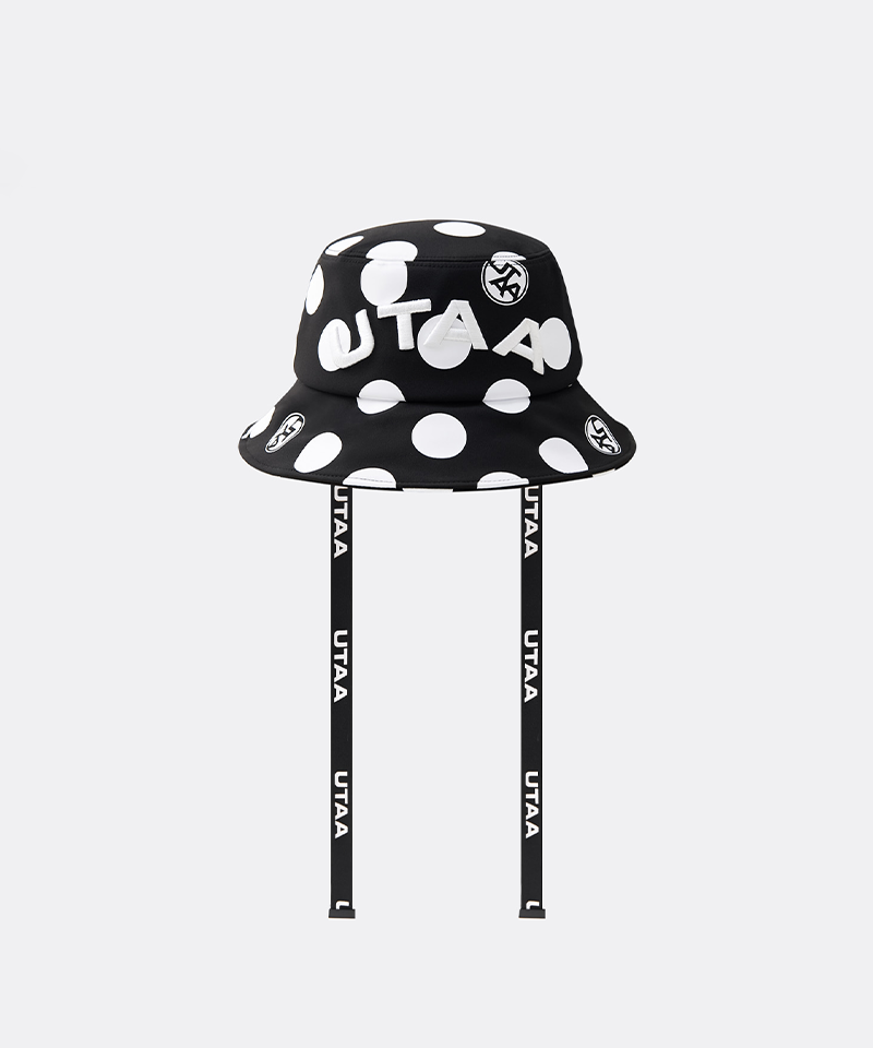 UTAA Women's Orb Fancy Bold Logo Bucket Hat - Black